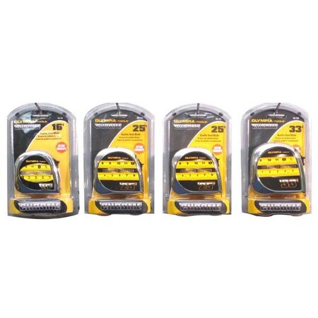 Olympia Tools Chrome Tape Measure Universal Display 43-999